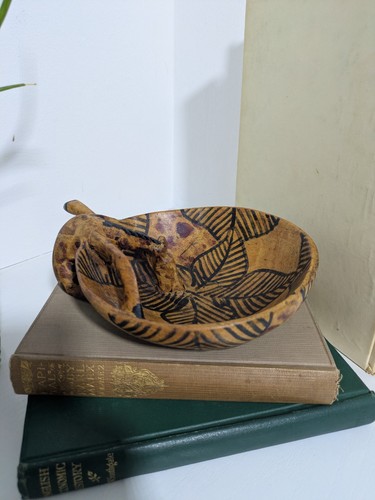 Vintage hand carved african - carved,