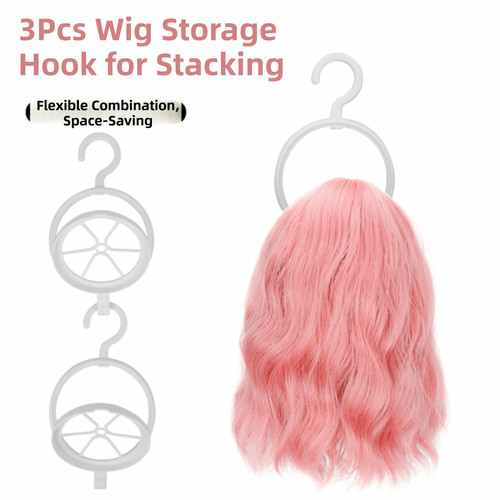3pcs multiple wig stand hanger - wig,