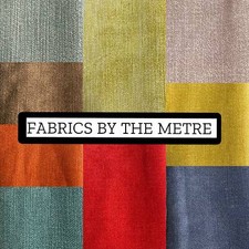 CHENILLE SOFT MATT DESIGNER UPHOLSTERY, CURTAIN CUSHION SOFA FABRIC DFS PLAZA.