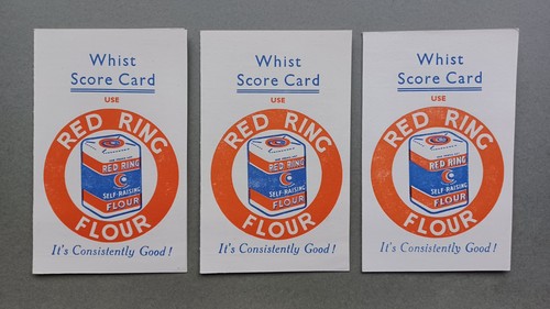 C1940s red ring flour - c1940s,