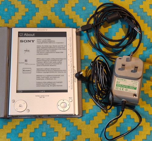 Sony reader prs 505 - sony,