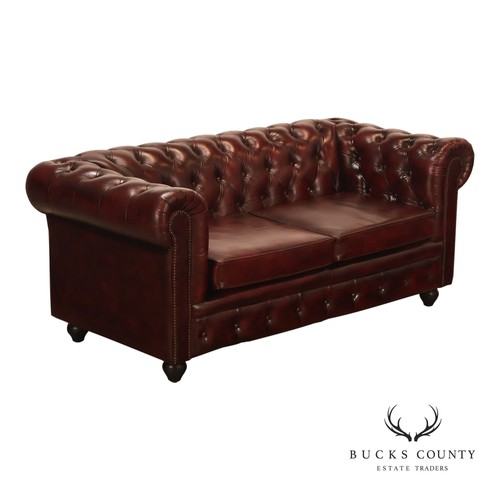 Chesterfield style oxford - oxford, red