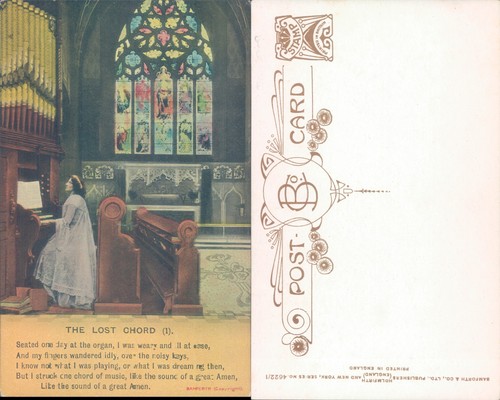 Woman playing organ church - organ, in