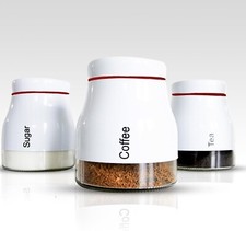 SET OF 3 TEA COFFEE SUGAR