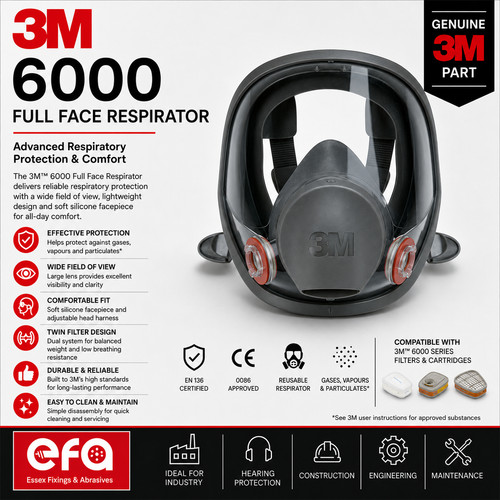 6000 full face respirator - full,