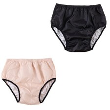 Adult Plastic Pants,Waterproofs Incontinence Underpants,Pull on Cover Pants