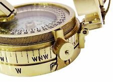 LOTS OF 10 PCS prismatic Compass Maritime navigation solid brass compass
