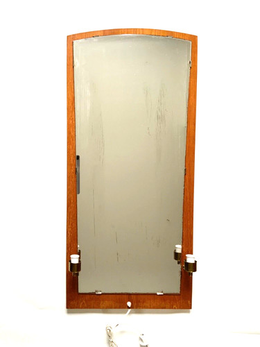 Vintag teak wall mirror - teak,