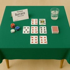 - Green Table Play Towel - Square or Rectangular Poker Cards Buraco-Tu...