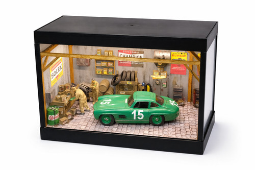 18th garage diorama - garage, for