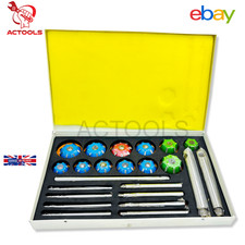 Large Carbide Mounted Valve Seat Cutter 12 X Set 30 45 70 (20 Degrees) UK