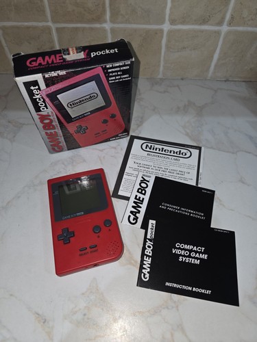 Nintendo game boy - pocket, red