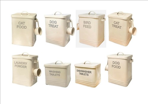 Pet food container canister - container,