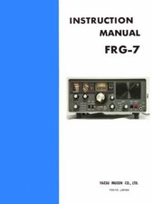 YAESU FRG-7 COMMUNICATIONS RECEIVER HAM RADIO MANUAL & SCHEMATIC WIRING DIAGRAM