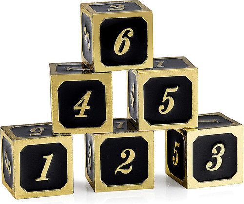Dndnd metal dice - set,, 6