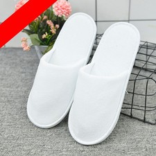 1 Pair Disposable Fabric Slippers Comfortable Indoor Slippers for Home