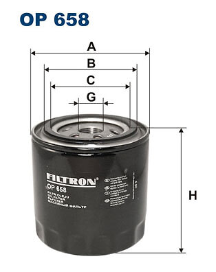 Filtron 658 oil filter for - filtron,