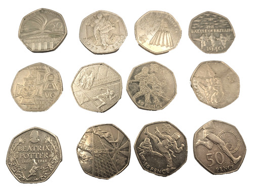 London 2012 olympic etc 50p - london,