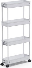 4 Tier Slim kitchen Trolley