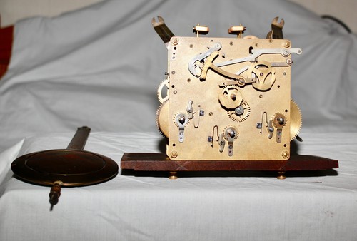 Antique wall clock movement - antique,