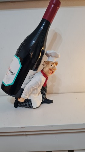 Vintage chef wine bottle - vintage,