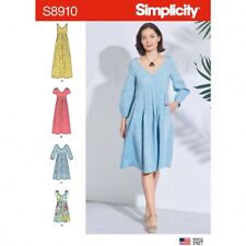 Simplicity Sewing Pattern 8910 Dresses H5 (6-8-10-12-14)