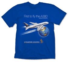 Singapore Airlines First To Fly The A380 Airbus T-shirt Aircraft Planespotting