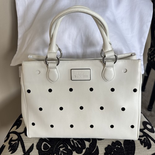 Lulu guinness white - guinness, leather