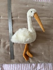 Jellycat Bobby Stork Bird White Stuffed Soft Plush Toy Animal No Tag