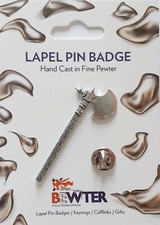 Axe Lapel Pin Badge. Viking