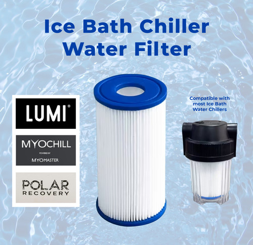 Water filter for ice - water, bath