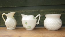 3 IRISH BELLEEK PORCELAIN