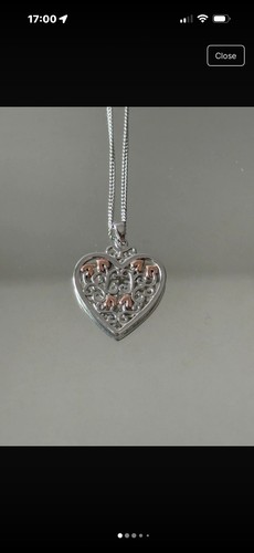 Clogau silver and welsh rose - silver,