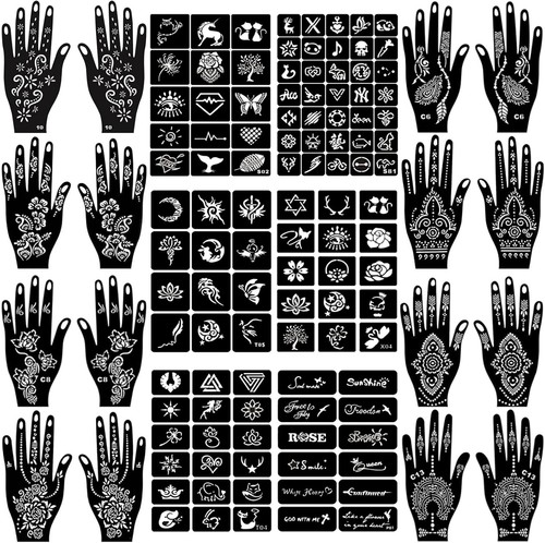 Tattoo stencil kit - tattoo, 123+pcs,