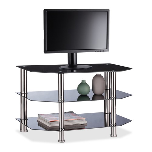Black glass stand modern - stand,
