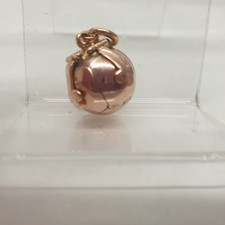 Antique 9ct Gold & Silver Masonic Orb Ball Fob Pendant 7.3g Cross  308706