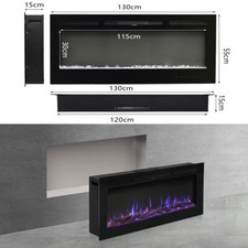 Wall Media Fireplace 50/60/80