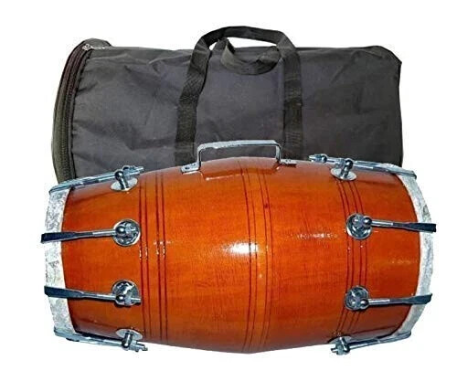 Musical dholak instrument - musical, drum