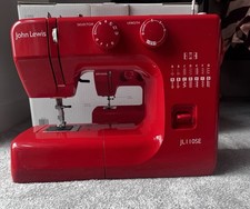 John Lewis Jl10se Red Sewing