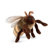 Honey Bee Soft Toy Insect Teddy by Living Nature.  Animal Lover Gift. 18cm L