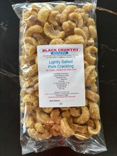 1kg Slightly Salted Double Cooked Pork Scratchings (crackling)