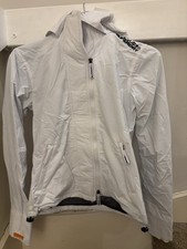 Brand New White Windcheater Superdry Jacket Size Medium