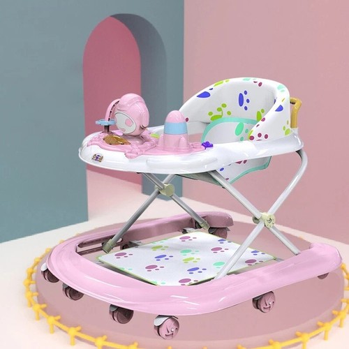 Adjustable baby walker cradle