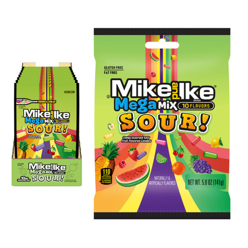 Mike ike mega mix sour - mike, candy
