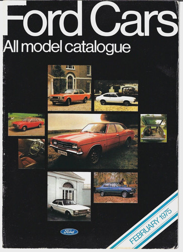 Ford cars february 1975 - 1975, uk