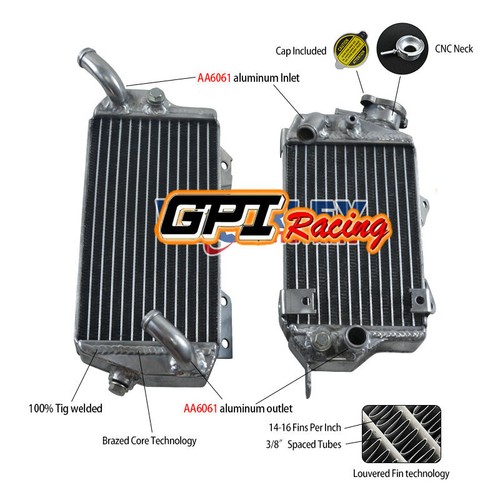 Aluminum radiator for kawasaki - for,