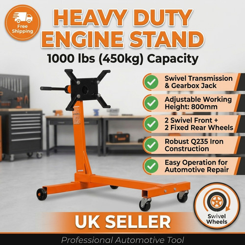 Engine stand gearbox support - gearbox,