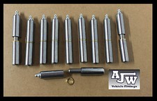 12 Lift Off Bullet Hinges 100mm Grease Nipple Weld On Carbon Steel Truck Trailer