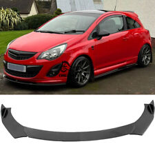Carbon Fiber Style Front Bumper Lip Spoiler Splitter Body Kit For Vauxhall Corsa