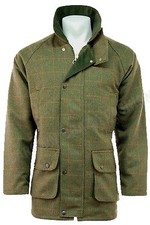 Mens Tweed Derby Wool Jacket Waterproof Breathable Warm Shooting Hunting S - 4XL